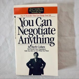 💝 You Can Negotiate Anything by Herb Cohen Paperback Shelf Help Nonfiction Book